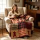 thumbnail image 4 of Independence Day Star Plaid Print Flannel Blanket, 4 of 6