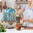 thumbnail image 3 of HELLHERO Dog Cat Splash Proof Stain Kitchen Blender Dust Covers for Home Kitchen Indoor Polyester, Spill-Proof, Hand Strap, 3 of 6