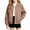 Brown, variant on Girls Bomber Jacket Button Down Snap Varsity Casual Lightweight Outerwear Coat Purple Size 4T