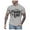 Light Gray, variant on Big and Tall Shirts for Men T Shirt Fashion Printed Men's Short Sleeved T Shirt Workout Compression Men Transfer Paper for Shirts Western Compression Pack 3XL