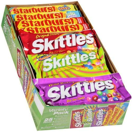 Skittles/Starburst: Variety Pack Candies, 51.57 oz