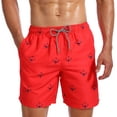 thumbnail image 2 of Biwisy Mens Swim Trunks Quick Dry Swim Shorts with Mesh Lining Funny Beach Shorts, 2 of 7