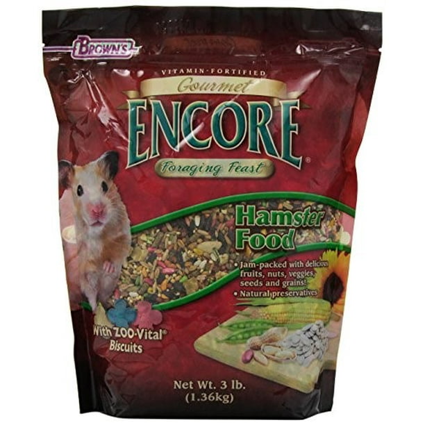 Encore Gourmet Foraging Feast Hamster Food, 3 lb.