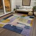 thumbnail image 6 of Addison Rugs Chantille Indoor/Outdoor Transitional Modern Plum Washable Rectangle Rug, 3' x 5', 6 of 6