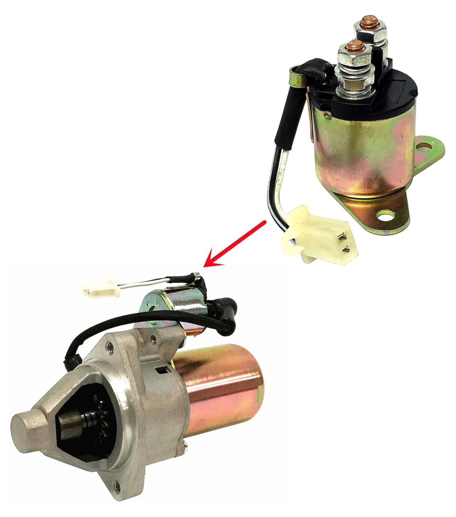 Starter W/ 2-Wire Plug For Predator 7250W 9000W 420cc for A-ipower SUA9000E SUA10000EC SUA12000E for WGen6000 WGen7500DFc WGen9500DFc WGen9500DF WGen9500 WH10000DF Generator