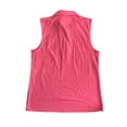 thumbnail image 2 of Rafaella Women's Soft Sleeveless Zipper Fashion Top (Carmine Rose, XS), 2 of 2