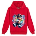 thumbnail image 1 of Roblox Chandails à Capuche Graphiques pour Adolescents Manches Longues Décontracté Ample Chandail à Capuche (8-16 Ans), 1 of 2