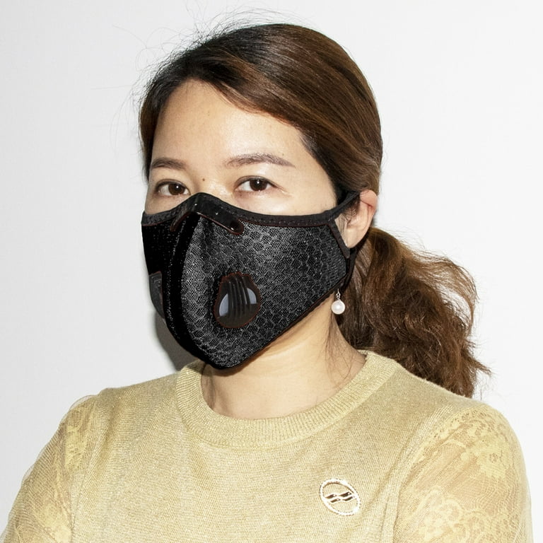 Sports Face Mask With Filter Valves