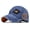 Blue, variant on Cartoon double eye face embroidered baseball cap, washed embroidered eye cap