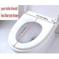 thumbnail image 6 of Warm Plush Washable Thicken Toilet Seat Cover Pads Mat with Handle and Zipper Red, 6 of 8