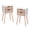 White, variant on White Walnut End Table/Living Room Decoration/Stable Trapezoidal Leg Arrangement