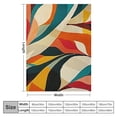 thumbnail image 4 of Pratyus Colorful Abstract Art Print Throw Blanket for All Seasons | Soft Lightweight Cozy Blanket Gifts 60x80in, 4 of 6