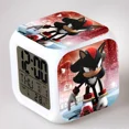 thumbnail image 2 of Reloj despertador LED de dibujos animados de Sonic The Hedgehog, luz de noche para estudiantes, luz de noche para niños, regalo de Navidad, 2 of 5