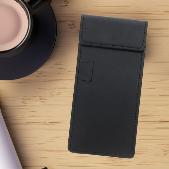 AURARMLET Small Artificial Notepad Holder with Pen Slot for Office and Home Use, Desk Organizer, 1 Piece