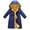 Dark blue, variant on BULLPIANO Big Boy Girl and Todder Long Light-Weight Hooded Puffer Coat Warm Winter Jacket Snowsuit Outerwear 3-11 Years