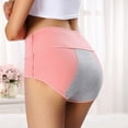 thumbnail image 4 of YUANOU Culottes Menstruelles Coton Anti-Fuites Slips de Protection (Vert)L, 4 of 7