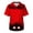 BBD52-Red, variant on IYYVV Scrubs For Men Halloween Scrub Top Short Sleeve Vneck Fun Cute Print Scrub Tops Nurse Uniform With Pockets Red 3XL