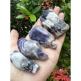 thumbnail image 3 of GAF TREASURES Large Raw Chevron Amethyst, Natural Chevron Amethyst Stone, Natural Rough Chevron Amethyst, Chevron Amethyst Rock (Chevron Amethyst, 1 Piece), 3 of 8