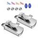 thumbnail image 1 of Kit de guía de costura magnética multifuncional de 2 paquetes, guía de dobladillo, guía de prensatelas universal para máquina de coser, 1 of 5