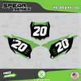 thumbnail image 3 of Kalair GFX Graphics Kit for Kawasaki KX100 (2014-2021) Spear Series, 3 of 5