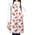 thumbnail image 4 of Bingfone Hand Drawn Watermelon Apron Gifts For Men, Women Professional Grade Chef Apron for Kitchen,BBQ & Grill, 4 of 8