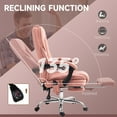 thumbnail image 5 of Vinsetto Massage Office Chair with Foot Rest, Executive Office Chair with 6 Vibration Point and Heat, 5 of 8