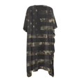 thumbnail image 2 of HELLHERO High Quality Fabrics Women's Short Sleeved Beach Swimsuit Cover Up for Holiday Casual Lightweight Camo, 2 of 6