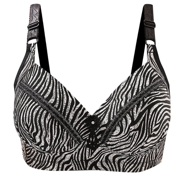Moda de mujer Tallas grandes Sin alambre Cómodo Empuje hacia arriba Ahueca hacia fuera la ropa interior del sujetador Fridja nalpqowj32461