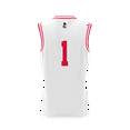 thumbnail image 3 of Men's GameDay Greats #1 White Boston University Lightweight Basketball Jersey, 3 of 4