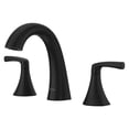 thumbnail image 1 of Pfister Rancho Matte Black Widespread Faucet with Drain, 1 of 3