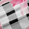 thumbnail image 5 of Manfei Dreamy Bowknot Initial D Blackout Curtains Set of 2 (52x84 Each),Classic Grid Geometric Curtain, 5 of 6