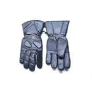 Vance Leathers VL419L Black Insulated Gauntlet Gloves Large NOS