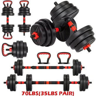 Adjustable 22lb/44lb/52lb Weight Dumbbells with Safe Locking