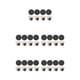 thumbnail image 1 of Inteprter 4 piezas muebles ruedas cubo de basura cajas de almacenamiento rueda accesorio blanco Type2 NO2, 1 of 6