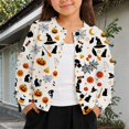 thumbnail image 2 of JAJAHO Toddler And Kids Girls Cardigan Halloween Open Front Button Down Jacket 1-8Y, 2 of 6