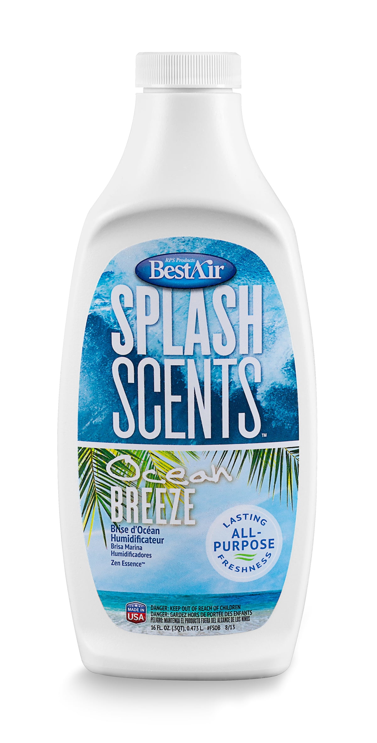 BestAir FSOB Splash Scents Humidifier Scent & Water Treatment, Ocean