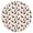 Doberman Heart Full, variant on Doberman Heart Full Beige Pattern Round Elastic Tablecloth, 36-44 Inch Waterproof, Machine Washable, Indoor & Outdoor Use