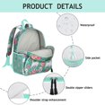 thumbnail image 4 of Lightweight Puppy Paw Print Backpack, Compact Dog Lover Small Travel Bag with Funny Bone Pattern for Daily Use, 4 of 6