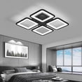 thumbnail image 3 of Lampara de LED Luxica Lighting Techo Plafon Modelo QUATRI negro, 3 of 4