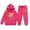 Hot Pink, variant on Kids Sweatsuit Set for Girls 2 Piece Long Sleeve Printed Hooded Sweatsuits Pullover Jogger Set Fall Winter Clothes Boys Girls Active Tracksuit Set 12-13 Years Boys Girls Fashion