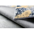 thumbnail image 5 of Amazing Rugs, LLC. "Zara Contemporary" Washable Super Soft Area Rug with Abstract Design Blue/Yellow/Grey 2' x 3' Abstract 0.76 - 1 inch Stain, 5 of 10