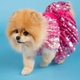 thumbnail image 4 of Doggy Parton, Dog Clothes, Ruffle Sweater and Skirt Two Piece Pet Set, Pink, XXL, 4 of 13