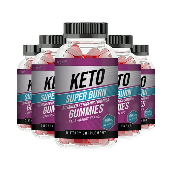 (5 Pack) Keto Super Burn - Keto Super Burn Advanced Ketogenic Formula Gummies