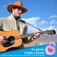 thumbnail image 4 of Uxcell Round Cord Lock, Plastic Single Hole Spring Loaded Toggle Stoppers Light Pink, 4 of 7