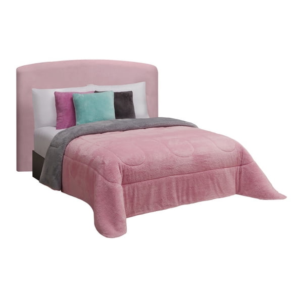 Cobertor Con Borrega Matrimonial Elefantito Rosa Pink Térmico