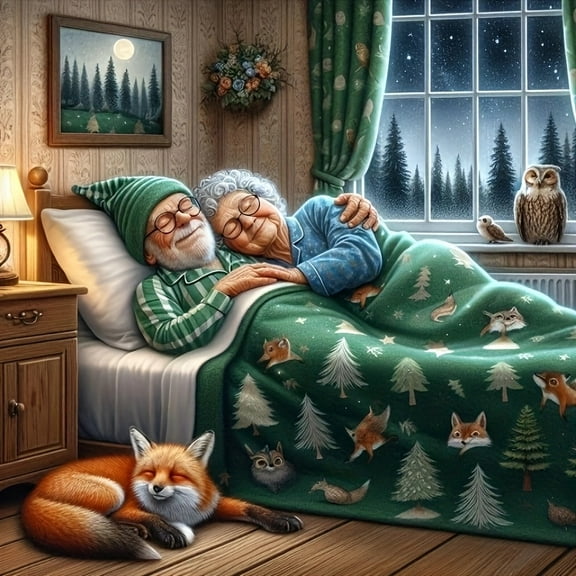 Diamond Painting Kits for Adults Winter Night Scene Full Drill DIY Diamond Art for Adults Beginners Picture Art Crystal Painting for Home Wall Decor