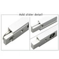 thumbnail image 4 of Aluminum Miter T Track, Ergonomic Design Durable Power Tool Accessory Jigs For Most Woodworking, 4 of 7