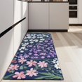 thumbnail image 4 of Pioneer Flower Floral Print Pattern Kitchen Rug Mat,Kitchen Runner Rugs Non Skid Washable,Decorative Kitchen Floor Mats for Kitchen,Sink,Laundry,17"X47", 4 of 5