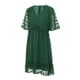 thumbnail image 3 of SAYOO , vestido de chifón de verano para mujer, vestido informal de media manga con cuello en V y estampado de puntos de Color sólido para fiesta SAYOO  Moda, 3 of 9