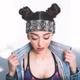thumbnail image 2 of Unique Bargains 1 Pc Headband Snake Pattern Hairband for Women Silver Tone Gray, 2 of 6